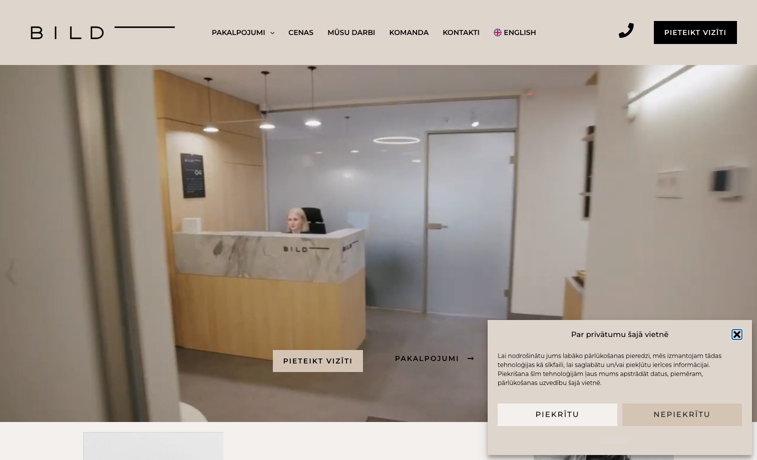 Dental Clinic BILD homepage preview