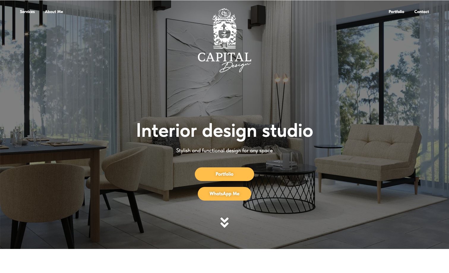 Capital Design homepage preview