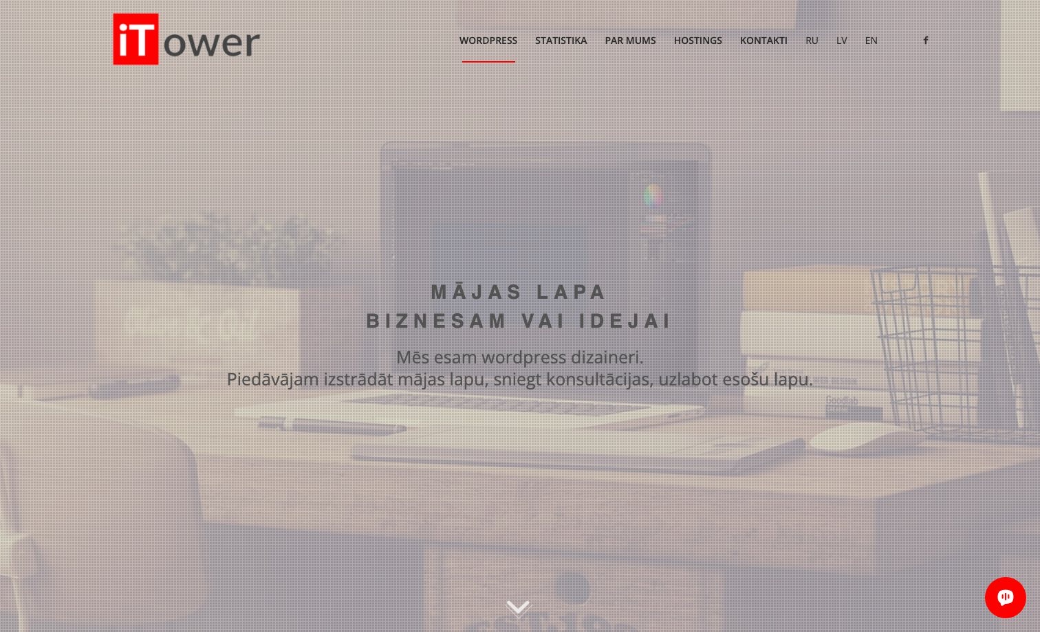 iTower.lv homepage preview