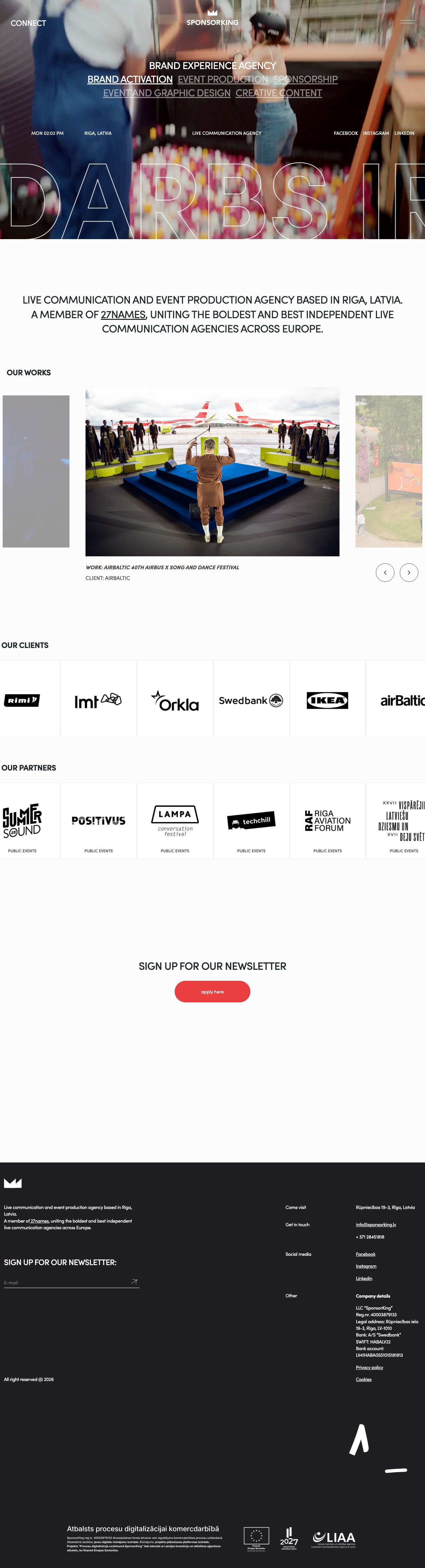 SponsorKing homepage preview